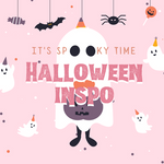 Illustrated blog featured image with ghost, bats, spiders and pumpkins surrounding blog title