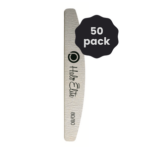 Halo Elite Zebra Félhold Reszelő 80/80 grit – egyenként csomagolva – 50 darabos csomag