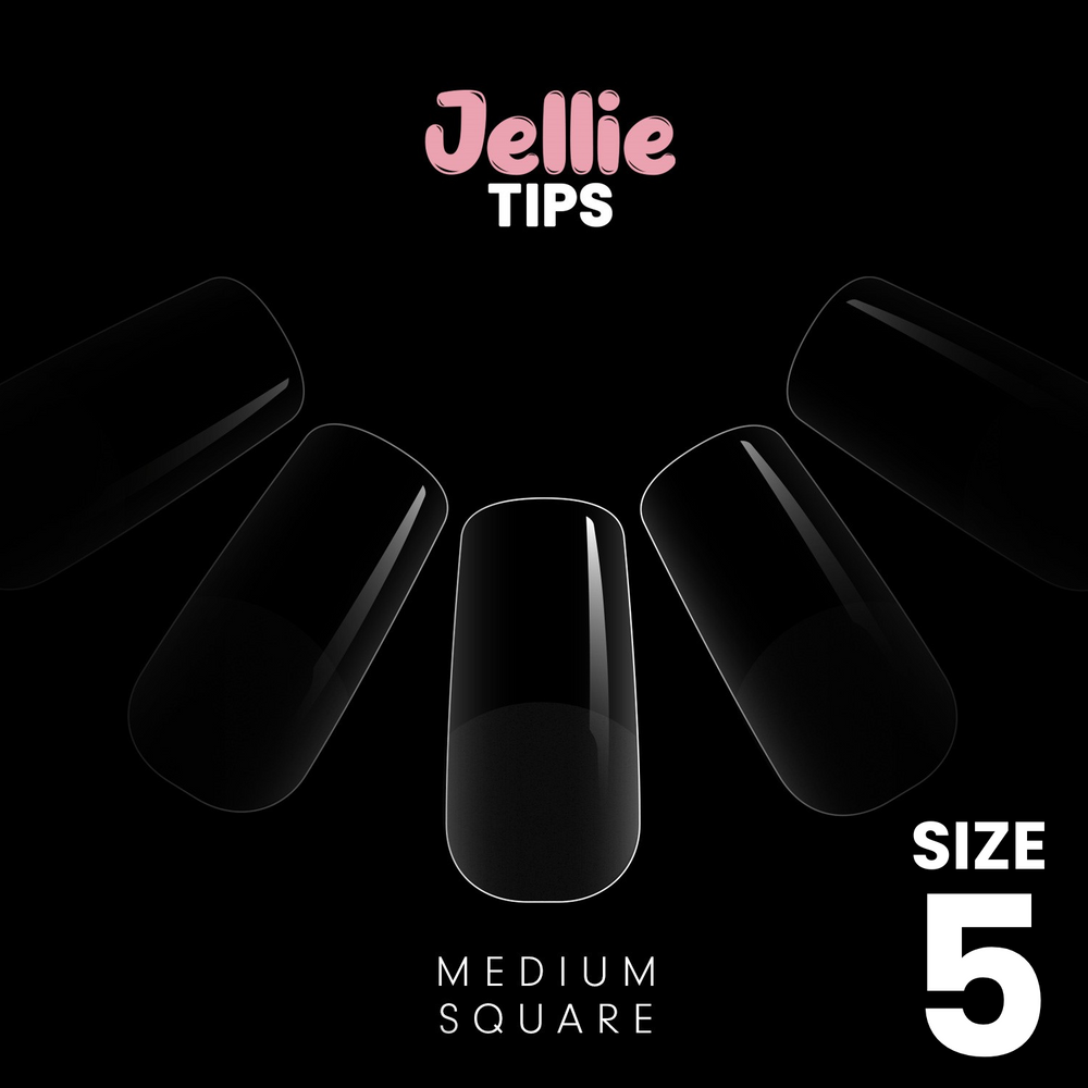 Halo Jellie Nail Tip - Szögletes