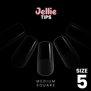Halo Jellie Nail Tip - Szögletes