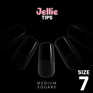 Halo Jellie Nail Tip - Szögletes