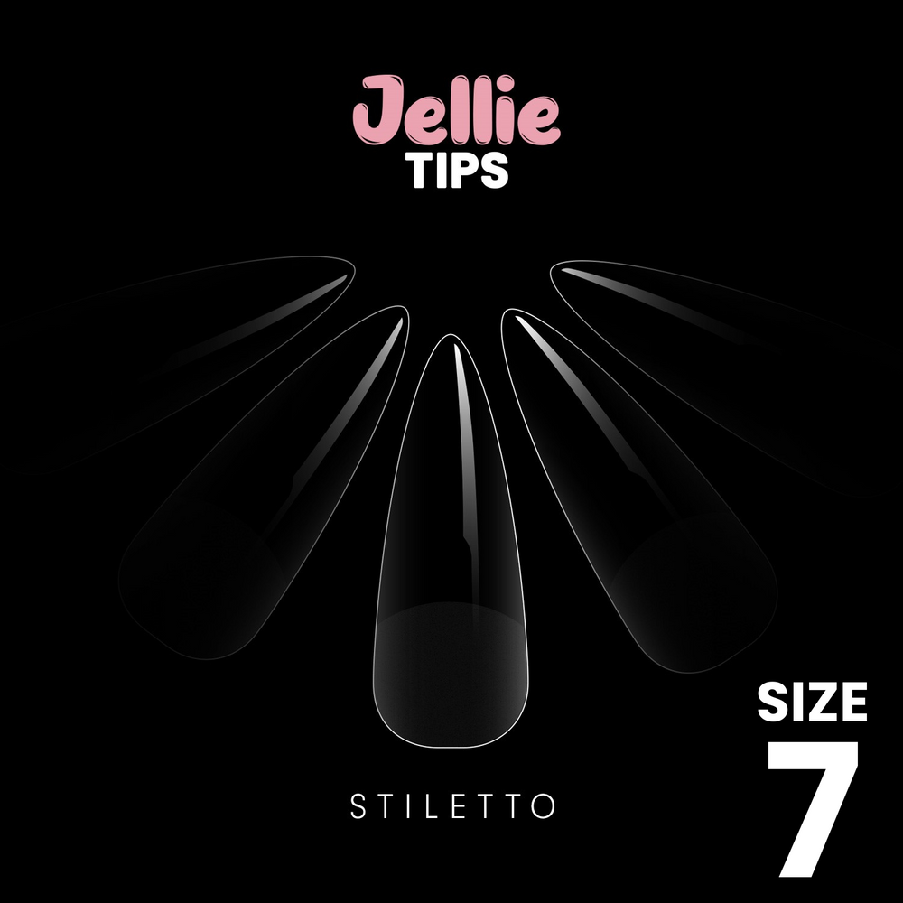 Halo Jellie Nail Tip - Stiletto