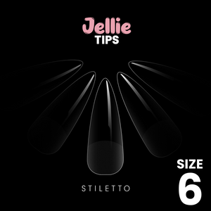 Halo Jellie Nail Tip - Stiletto