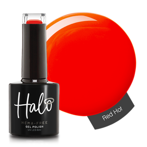 Product image of Pure Nails' HEMA-FREE Halo gel polish in shade 'Red Hot'