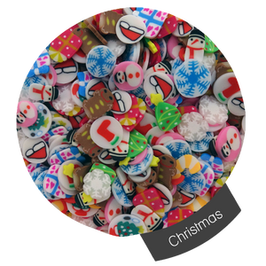 Halo körömdíszek (FIMO szeletek)