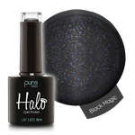 Pure Nails' Halo Gel Polish in the shade 'Black Magic'