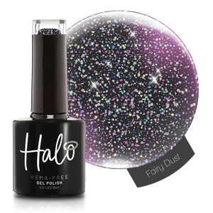 Product image of Pure Nails' HEMA-Free Halo glitter gel polish shade 'Fairy Dust'