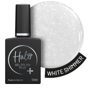 Halo Gél Lakk Plus 12ml - White Shimmer