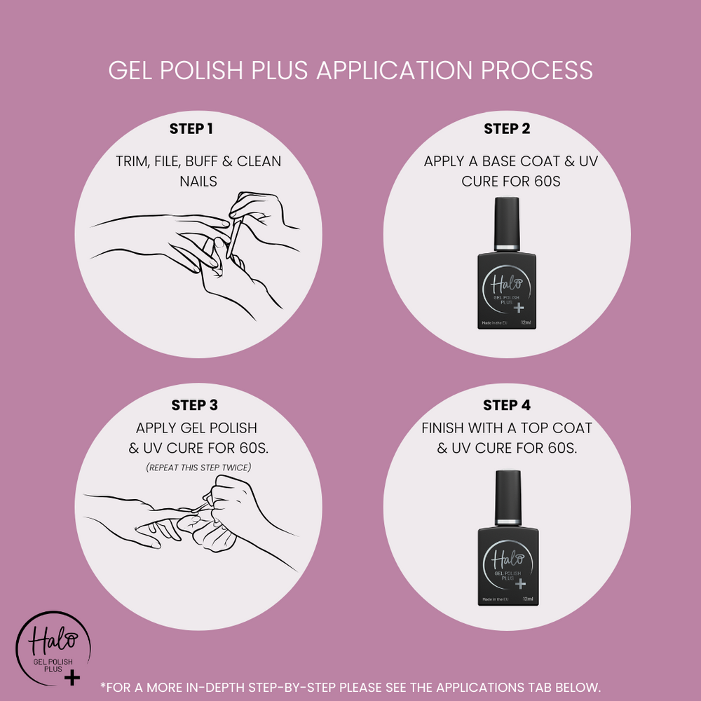 Halo Gel Polish Plus - Application