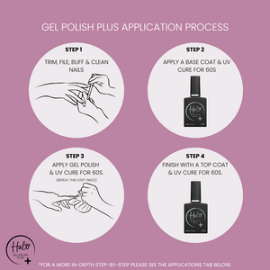 Halo Gel Polish Plus - Application
