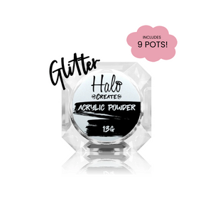 Halo acrylic GLITTER acrylic bundle