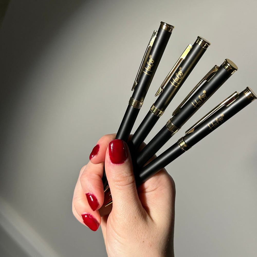 Halo Fekete és Arany Nail Tech Toll