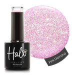 Product image of Pure Nails' Halo HEMA-Free glitter gel polish in shade 'Pink Diamond' 