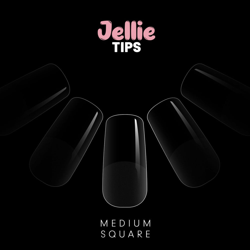 Halo Jellie Nail Tip - Szögletes
