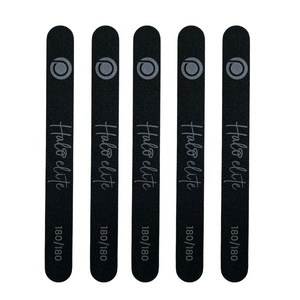 Halo Elite Fekete Egyenes Reszelő 180/180 – 5 darabos csomag