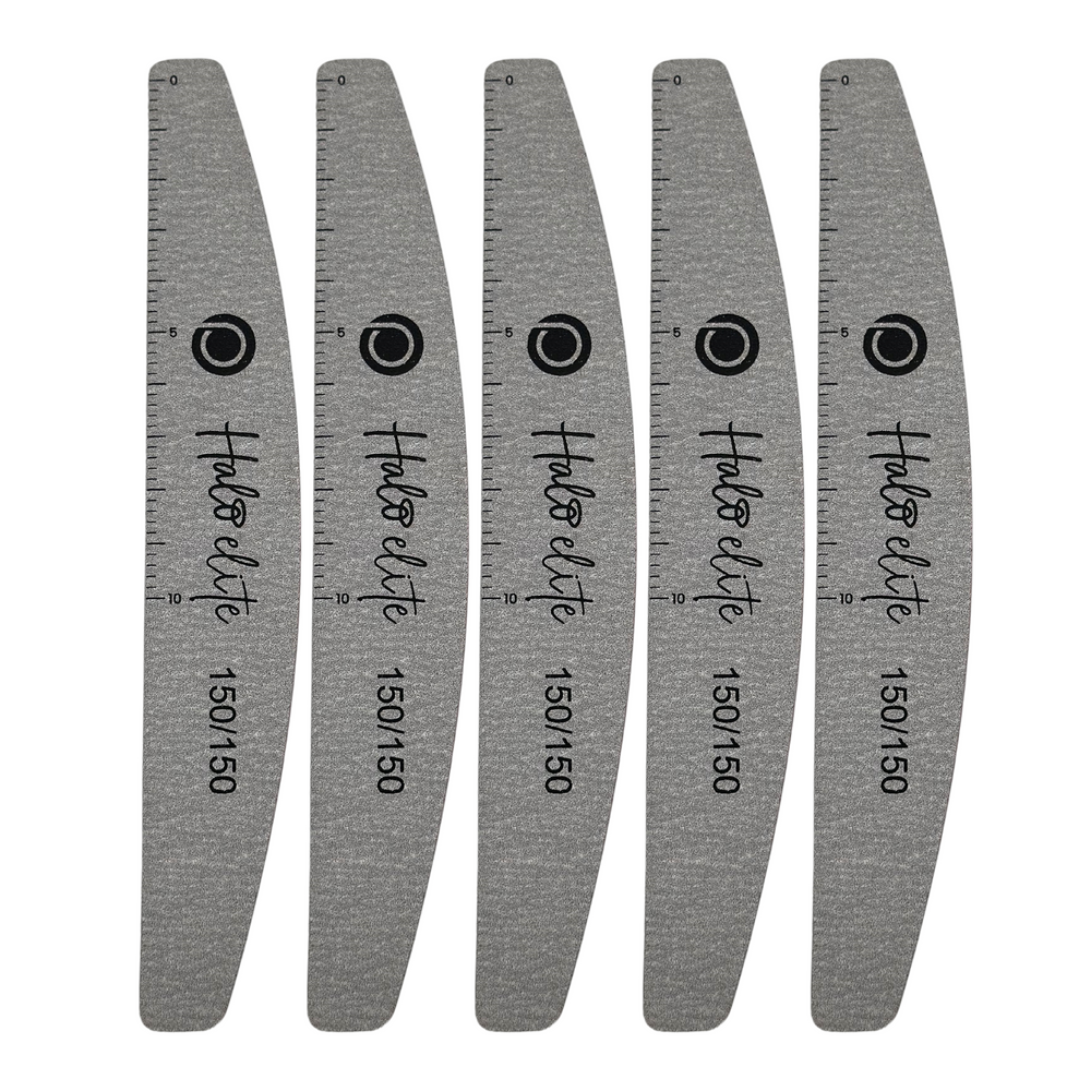 Halo Elite Zebra Félhold Reszelő 150/150 - 5 darabos csomag