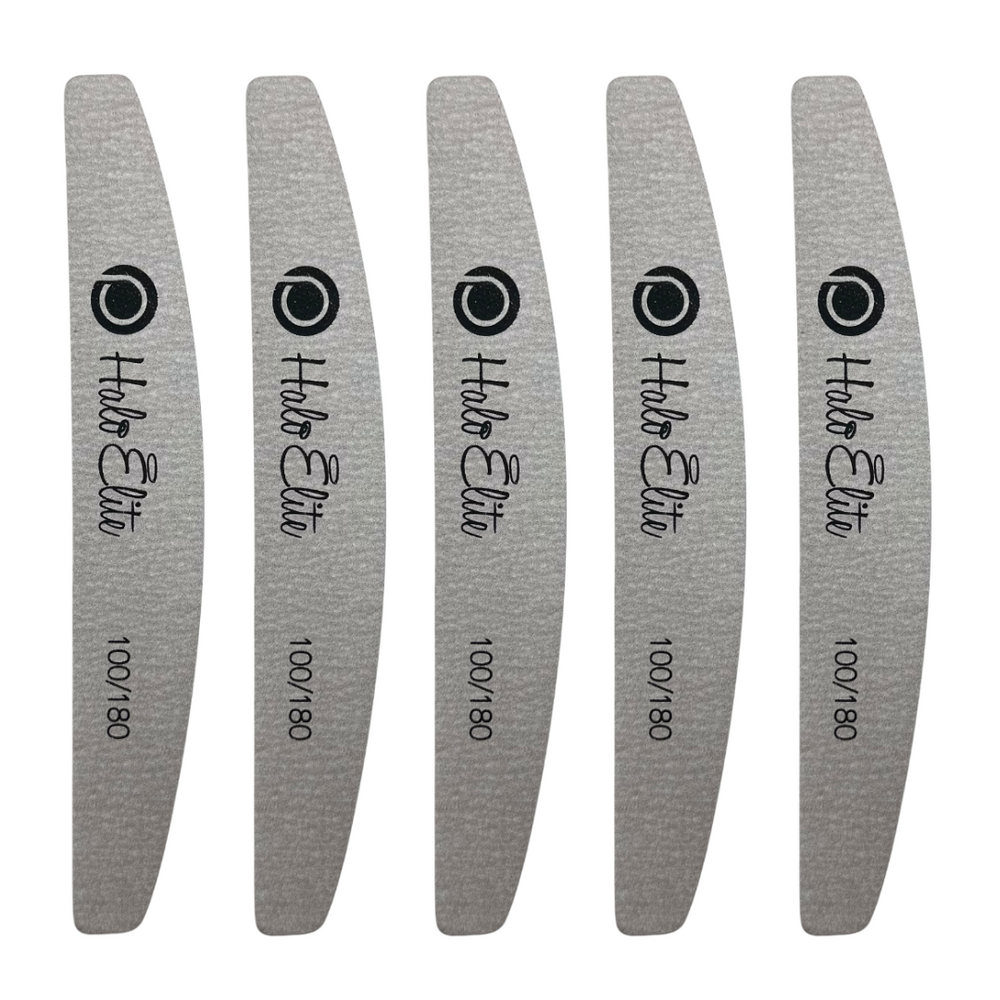 Halo Elite Zebra Félhold Reszelő 100/180 - 5 darabos csomag