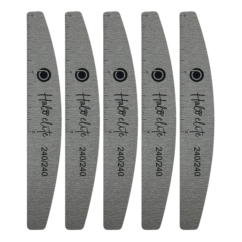 Halo Elite Zebra Féhold-Reszelők 240/240 - 5 darabos