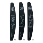 Halo Elite Félhold Fekete Vegyes Csomag – 5 db 80/80, 5 db 100/180, 5 db 240/240 finomság = összesen 15 darab
