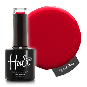 Pure Nails' HEMA-Free Halo gel nail polish in shade 'Apple Red'