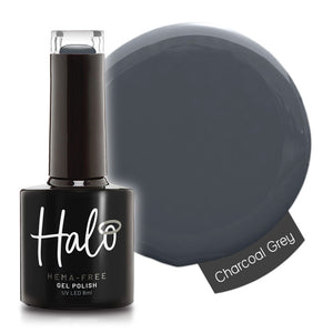 Pure Nails' Halo HEMA-FREE Gel Polish in shade 'Charcoal Grey'