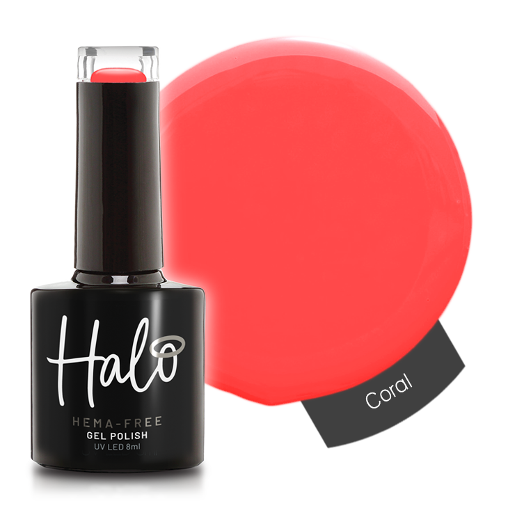 Pure Nails' Halo Gel Polish in shade 'Coral' 