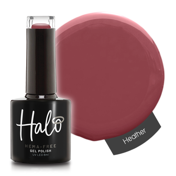 Product image of Pure Nails' Halo HEMA-Free gel polish in shade 'Heather'