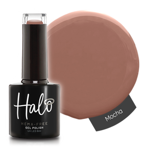 Product image of Pure Nails' HEMA-Free Halo gel polish in shade 'Mocha'