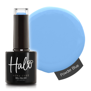 Product image of Pure Nails' HEMA-Free Halo gel polish in shade 'Powder Blue' 