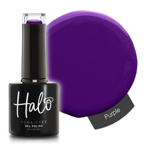 Product image of Pure Nails' HEMA-Free Halo gel polish in shade 'Purple'