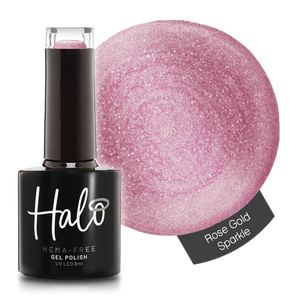 Halo Gél Lakk 8ml Rose Gold Sparkle