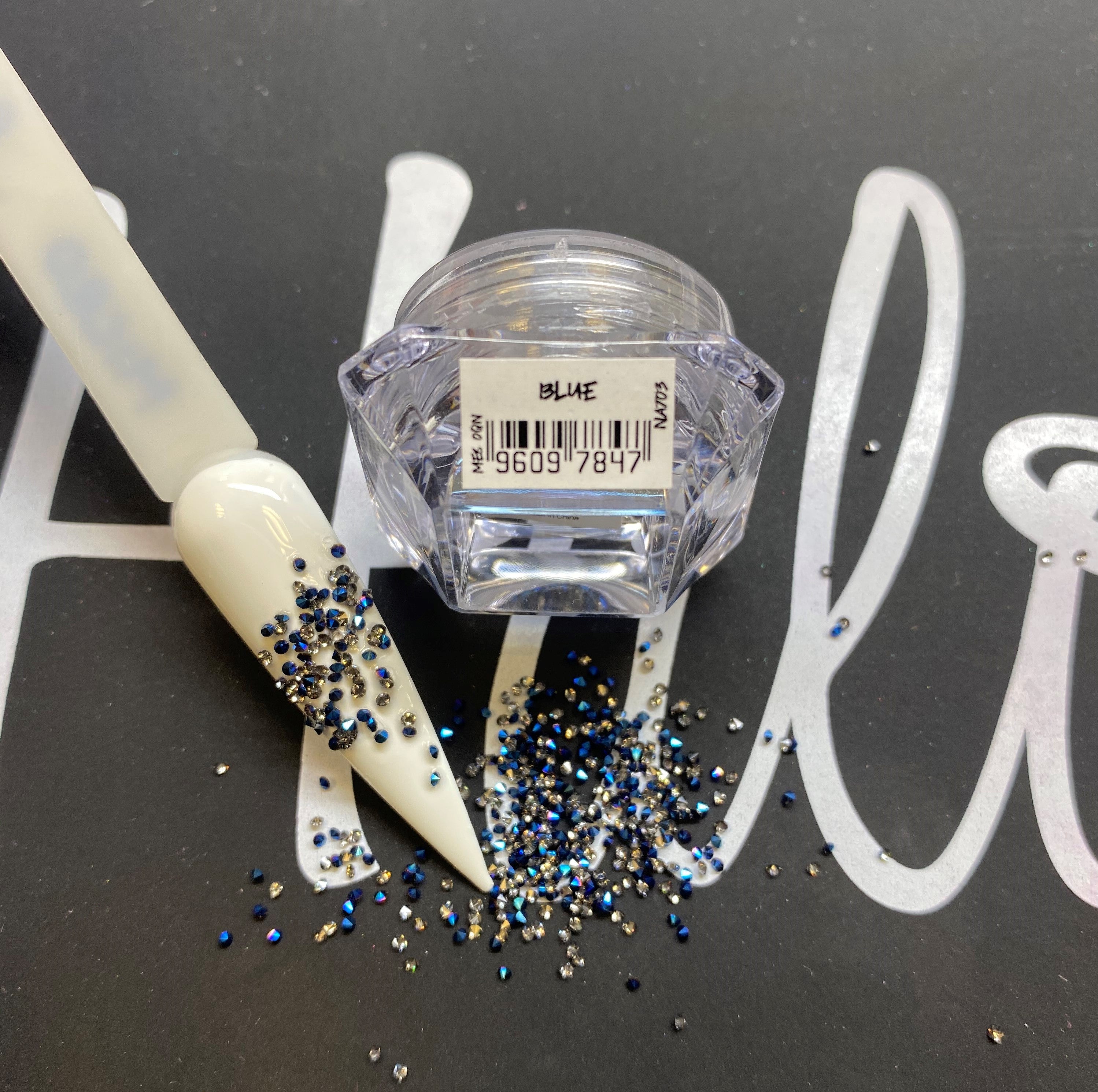 Micro Crystals - Blue