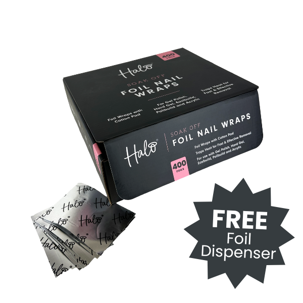 Halo Elite Nail Foil Wrap PK400 plusz AJÁNDÉK fóliaadagoló