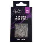 Halo Mini Csiszolószalag Fehér 240 grit 250 db