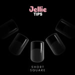 Halo Jellie műköröm tippek – rövid, négyzetes