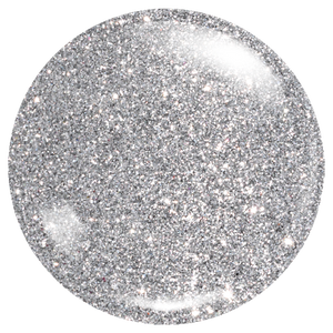Colour swatch of the Halo HEMA-Free glitter gel polish in shade 'Magic'