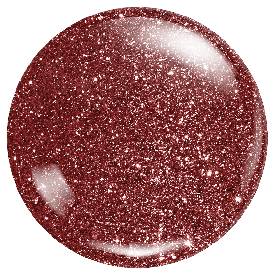 Colour swatch of Pure Nails' HEMA-FREE Halo glitter gel polish in shade 'Party'