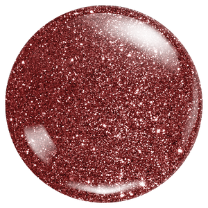 Colour swatch of Pure Nails' HEMA-FREE Halo glitter gel polish in shade 'Party'