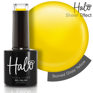 Halo Gél Lakk 8ml Stained Glass Yellow