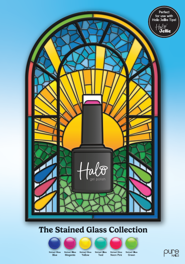 Halo Gél Lakk Stained Glass A2 poszter