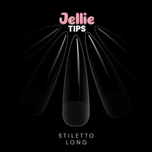 Halo Jellie Nail Tip - Stiletto (hosszú)