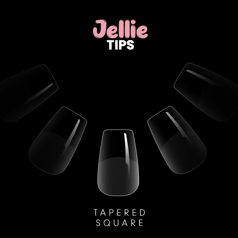 Halo Jellie műköröm tippek – kúpos négyzetes