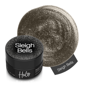 Pure Nails' Halo glitter gel nail polish in shade 'Sleigh Bells'