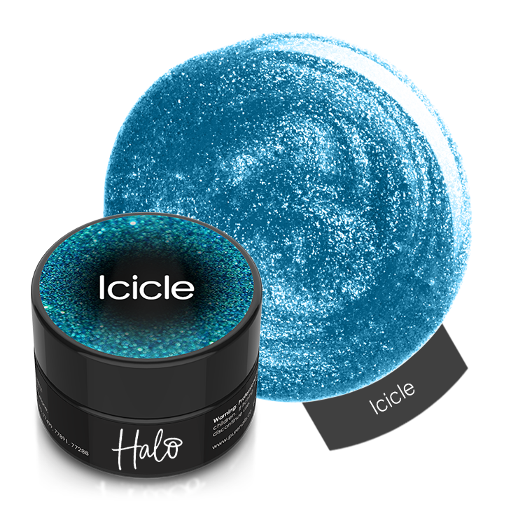Product image of Pure Nails' Halo gel polish in shade 'Icicle' 