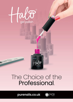 Halo Gel Polish Brand Poszter A2