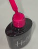 Product video of Pure Nails' Halo gel polish in shade 'Neon Coral' 