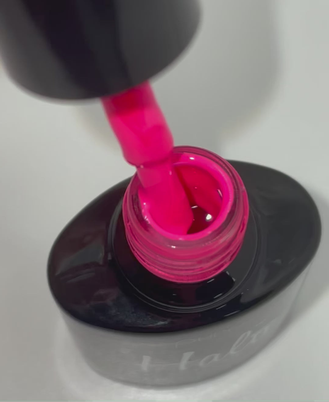 Product video of Pure Nails' Halo gel polish in shade 'Bikini Pink' 